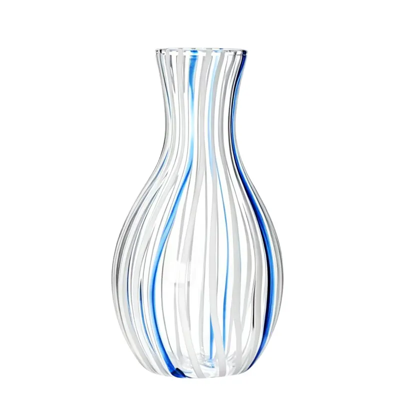 Borosilicate Blue Silk Sake Pot