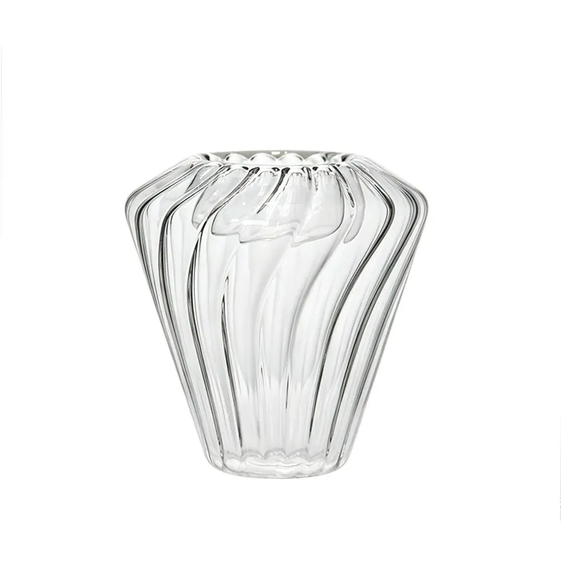 Borosilicate Double-layer Clear-edged Candlestick
